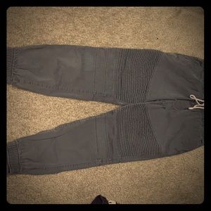 Gray joggers